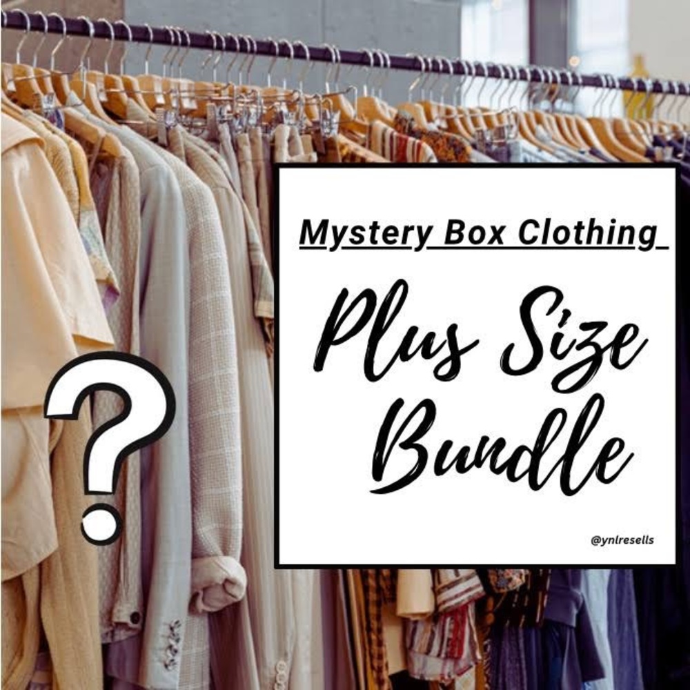 Plus size 10 pieces tops dress sweater Clothing and accessories mystery box